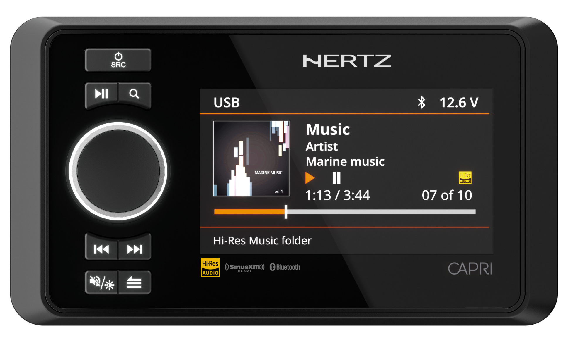 Ovládací panel Hertz Capri HD1