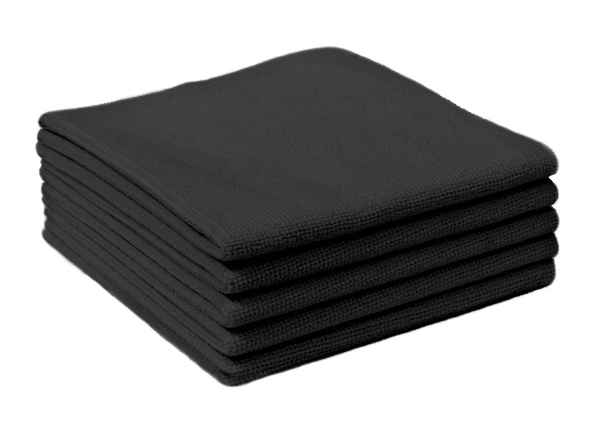 Sada mikrovláknových utěrek Purestar Speed Polish Multi Towel Mini Black
