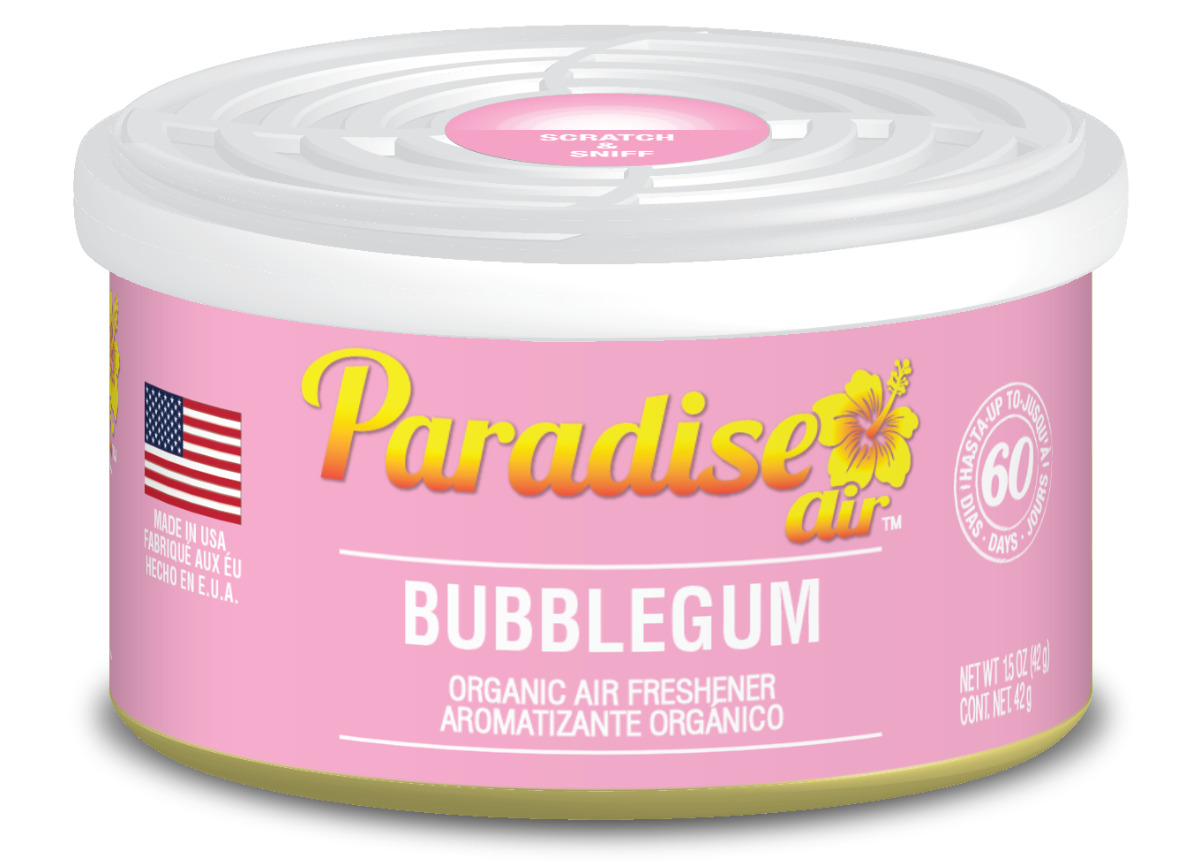 Osvěžovač vzduchu Paradise Air Organic Air Freshener Bubblegum - Žvýkačka (42 g)