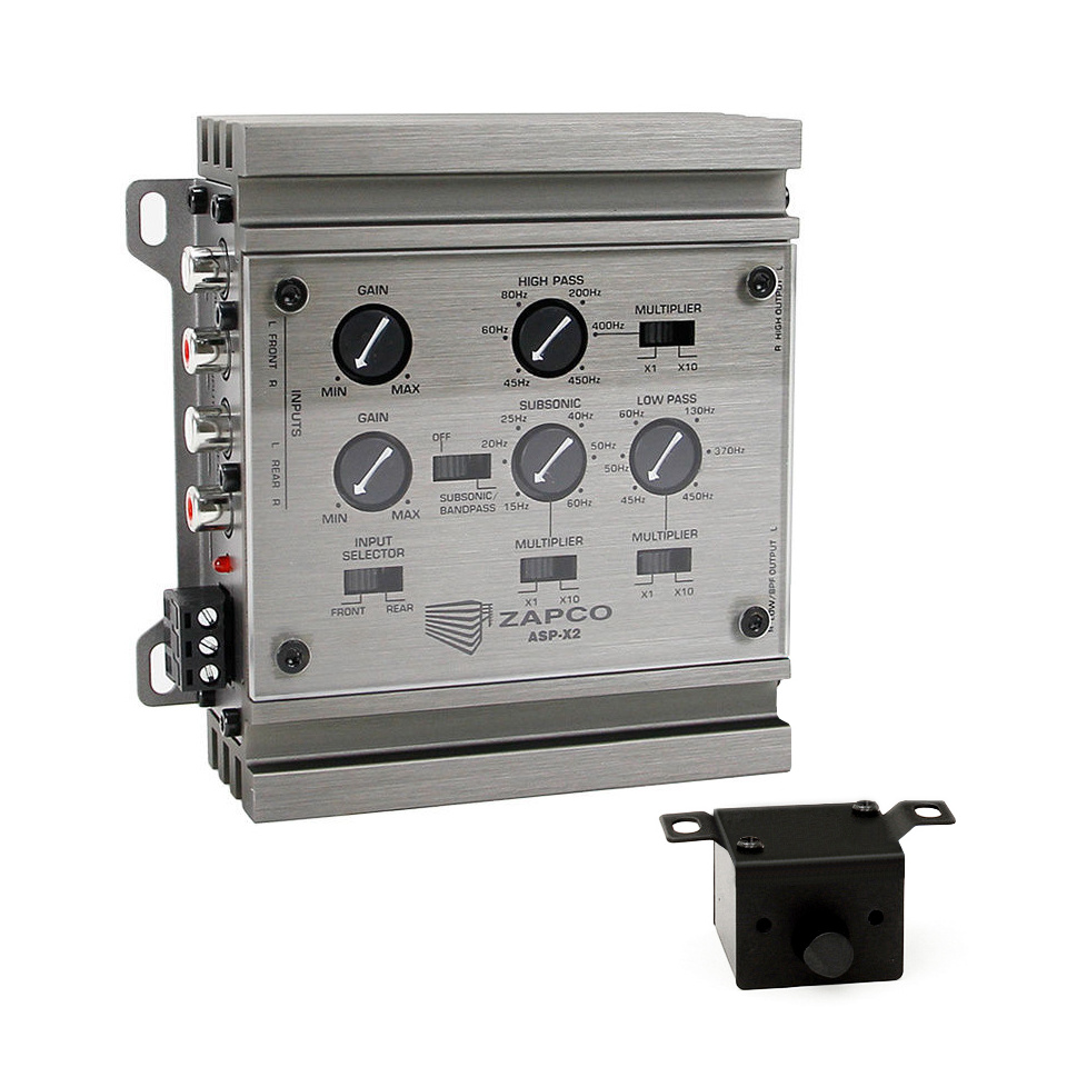 Dvoupásmová elektronická výhybka Zapco ASP-X2