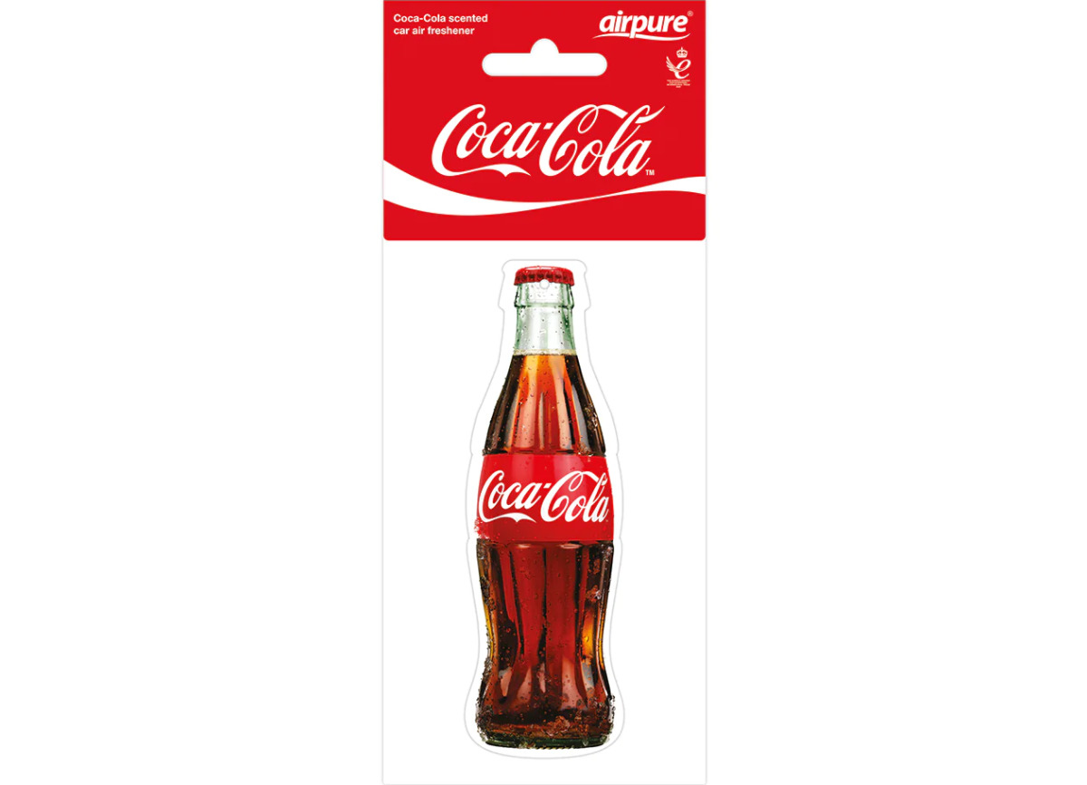 Levně Osvěžovač vzduchu Airpure Coca-Cola závěsná vůně, vůně Coca Cola Original - lahev