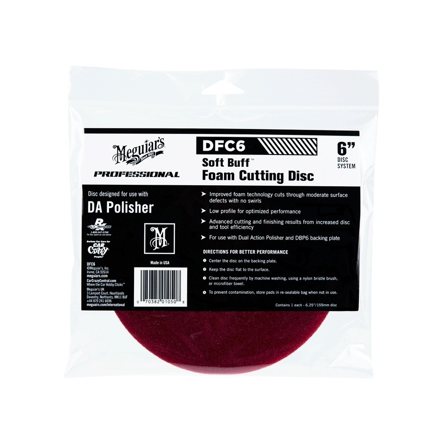 Korekční kotouč Meguiar's Soft Buff Foam Cutting Disc 6"