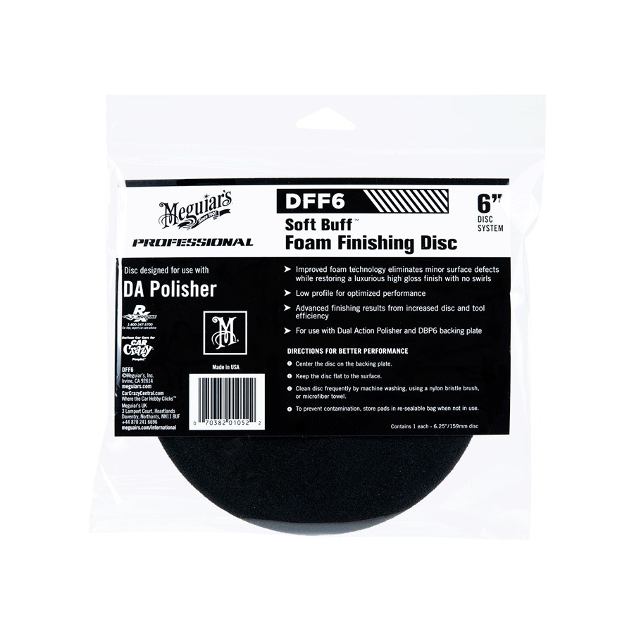 Finišovací kotouč Meguiar's Soft Buff Foam Finishing Disc 6"