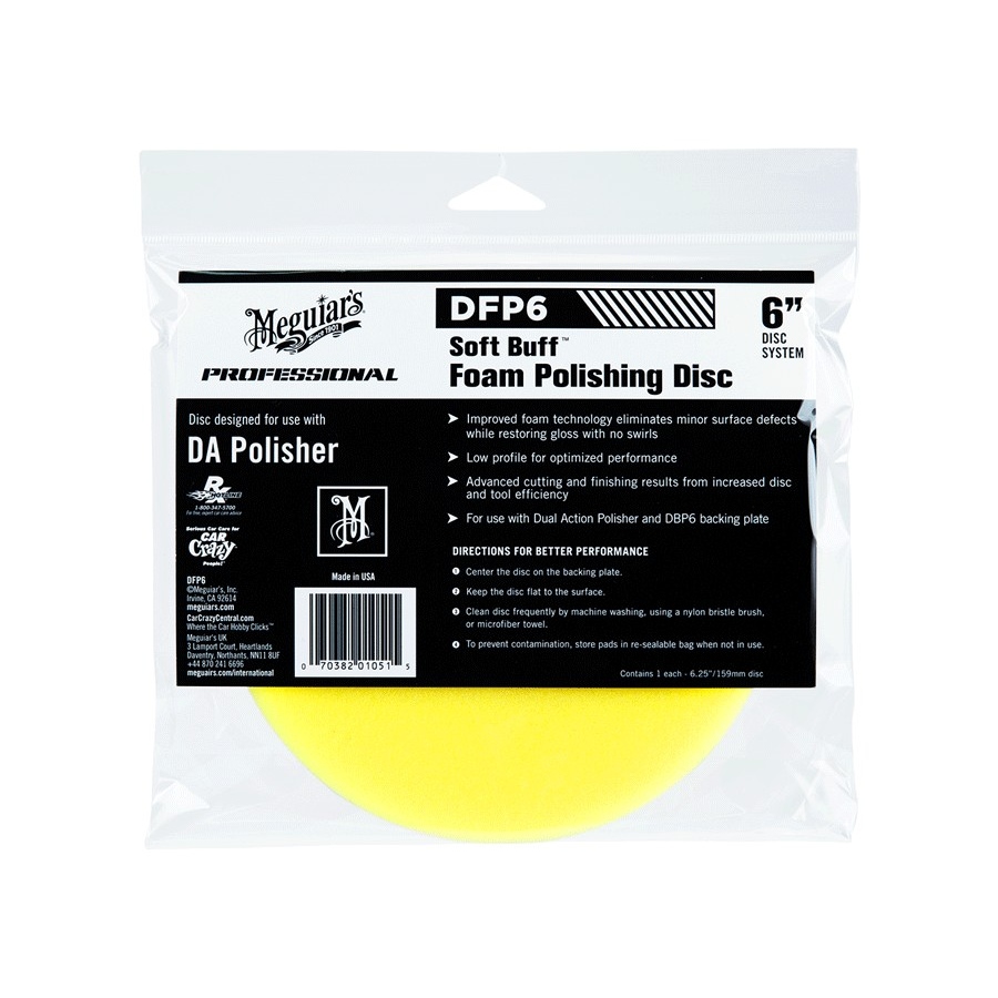 Lešticí kotouč Meguiar's Soft Buff Foam Polishing Disc 6"