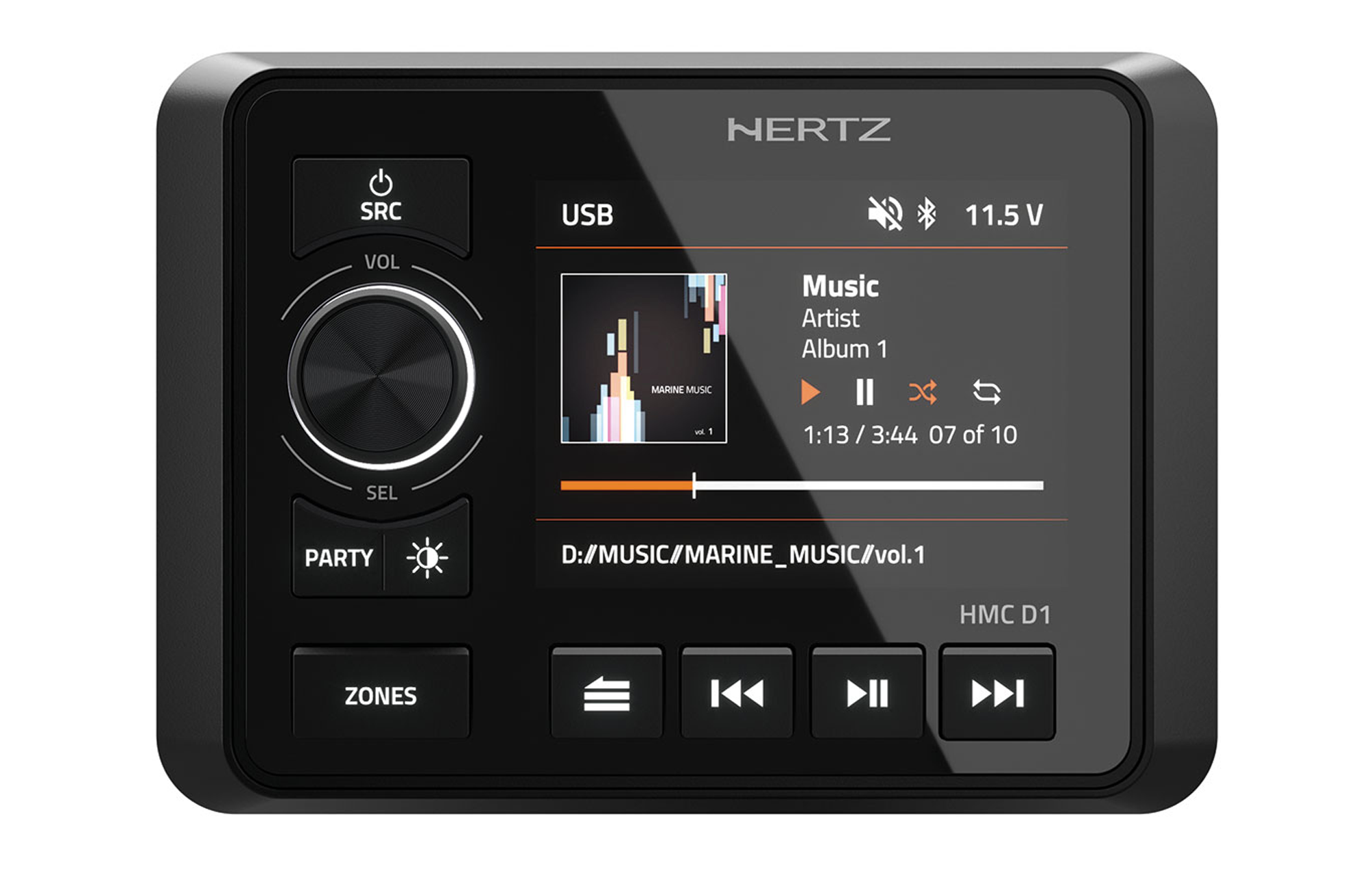 Doplňkový displej Hertz HMC D1