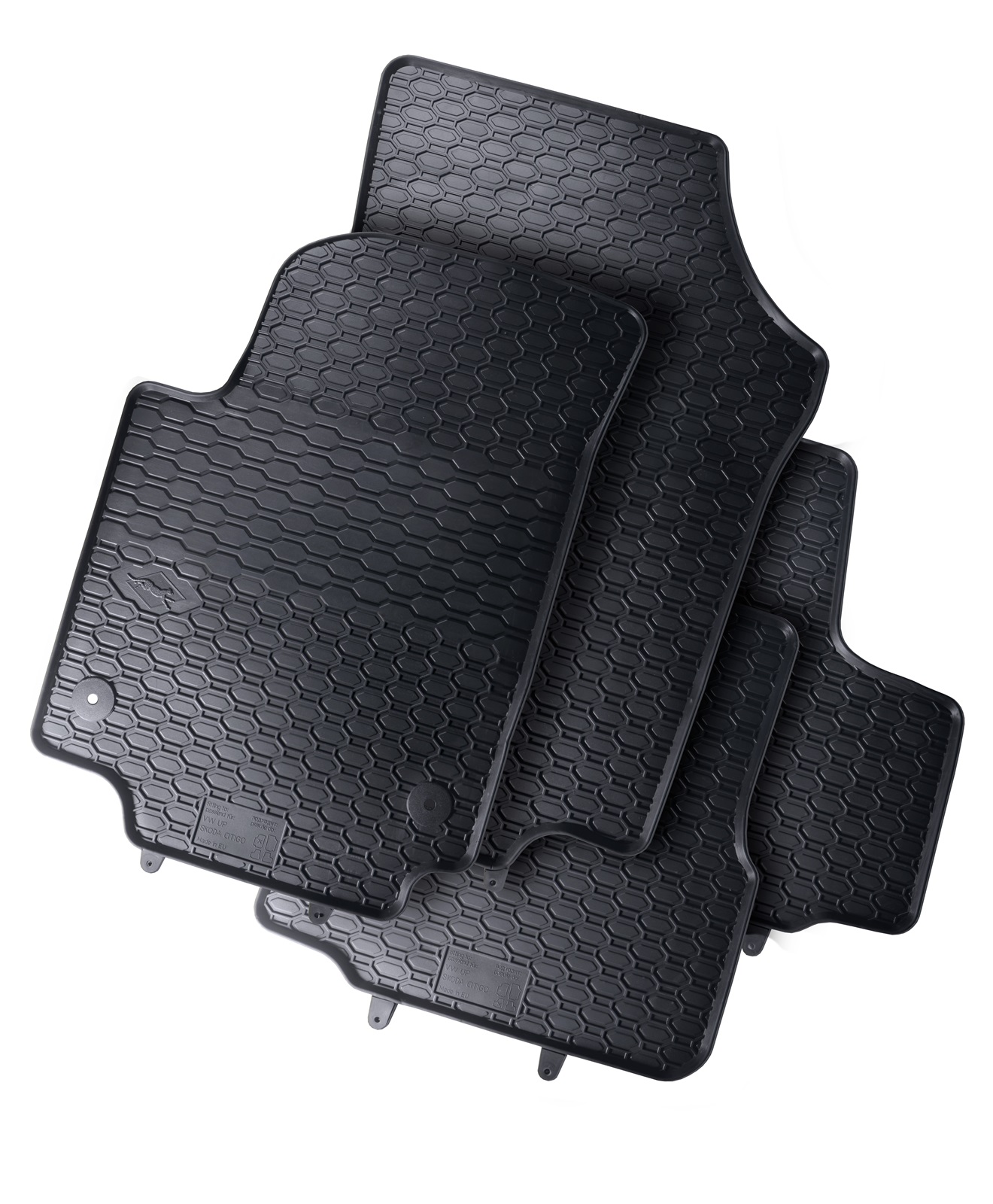 Gumové autokoberce Geyer & Hosaja pro Seat Mii Electric / Škoda Citigo E iV / Volkswagen E-UP!