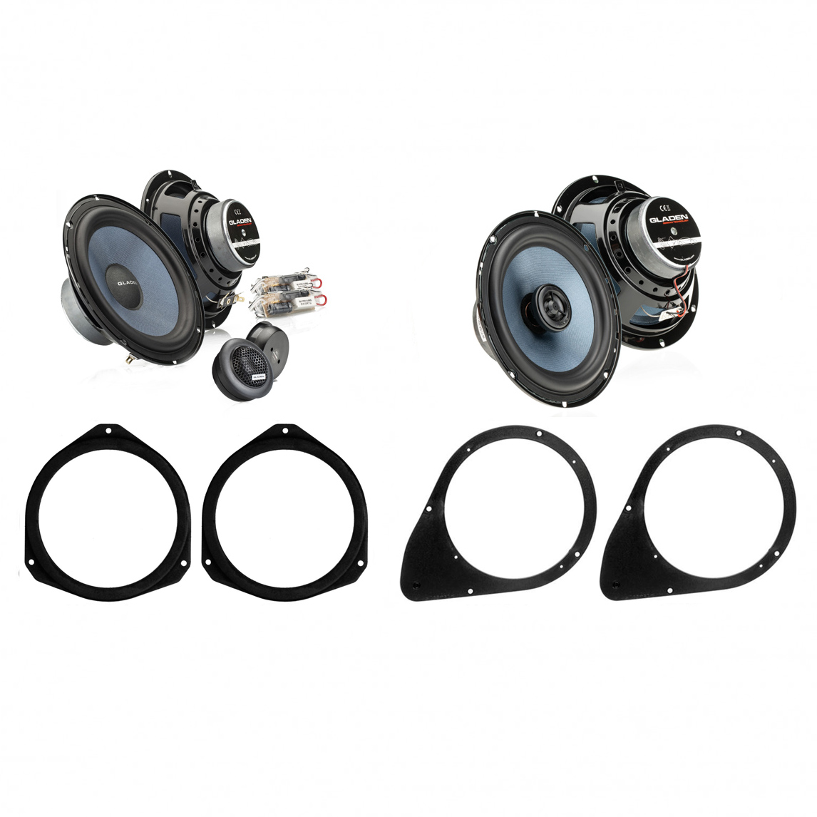 Reproduktory do Fiat 500X set č. 2