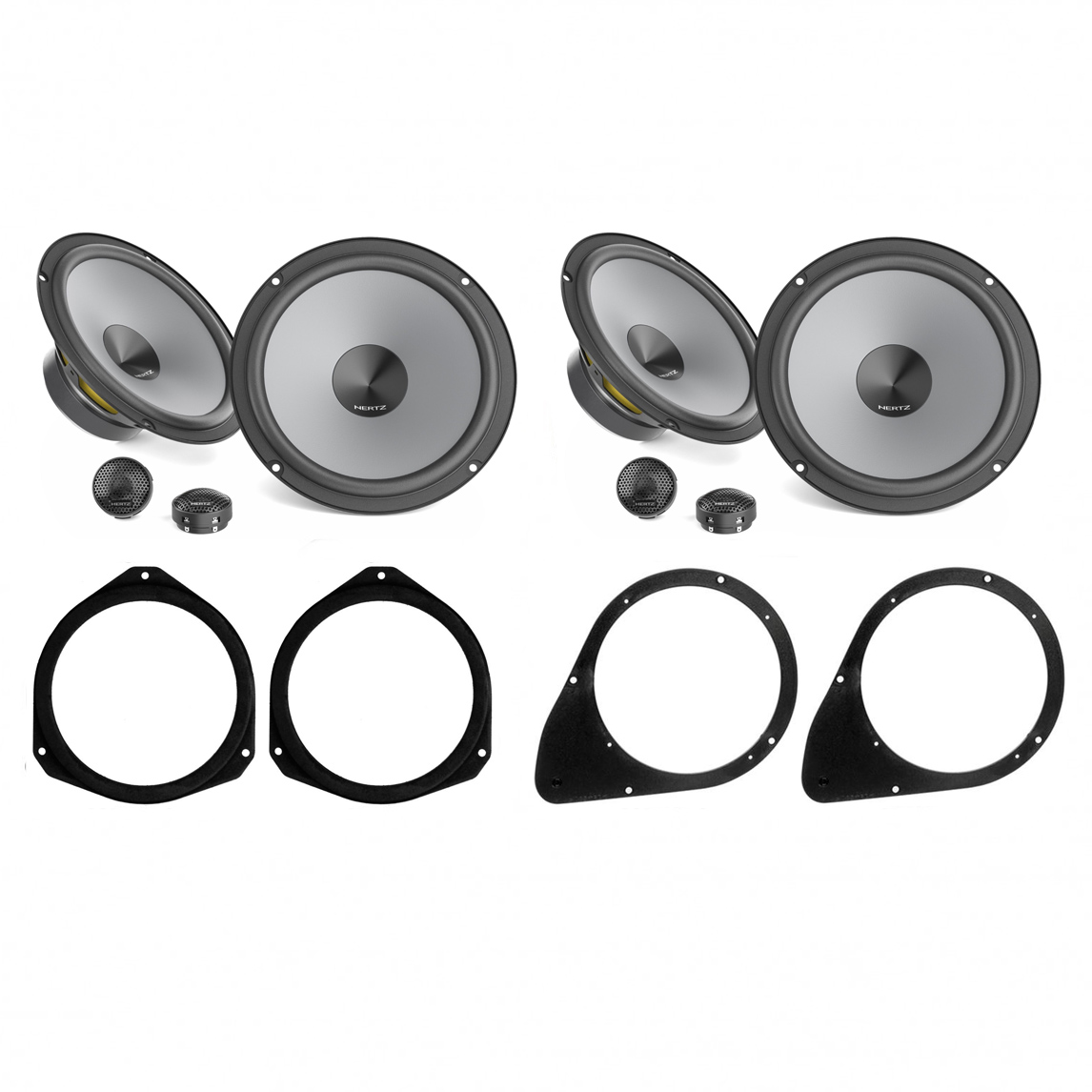 Reproduktory do Fiat 500L set č. 1