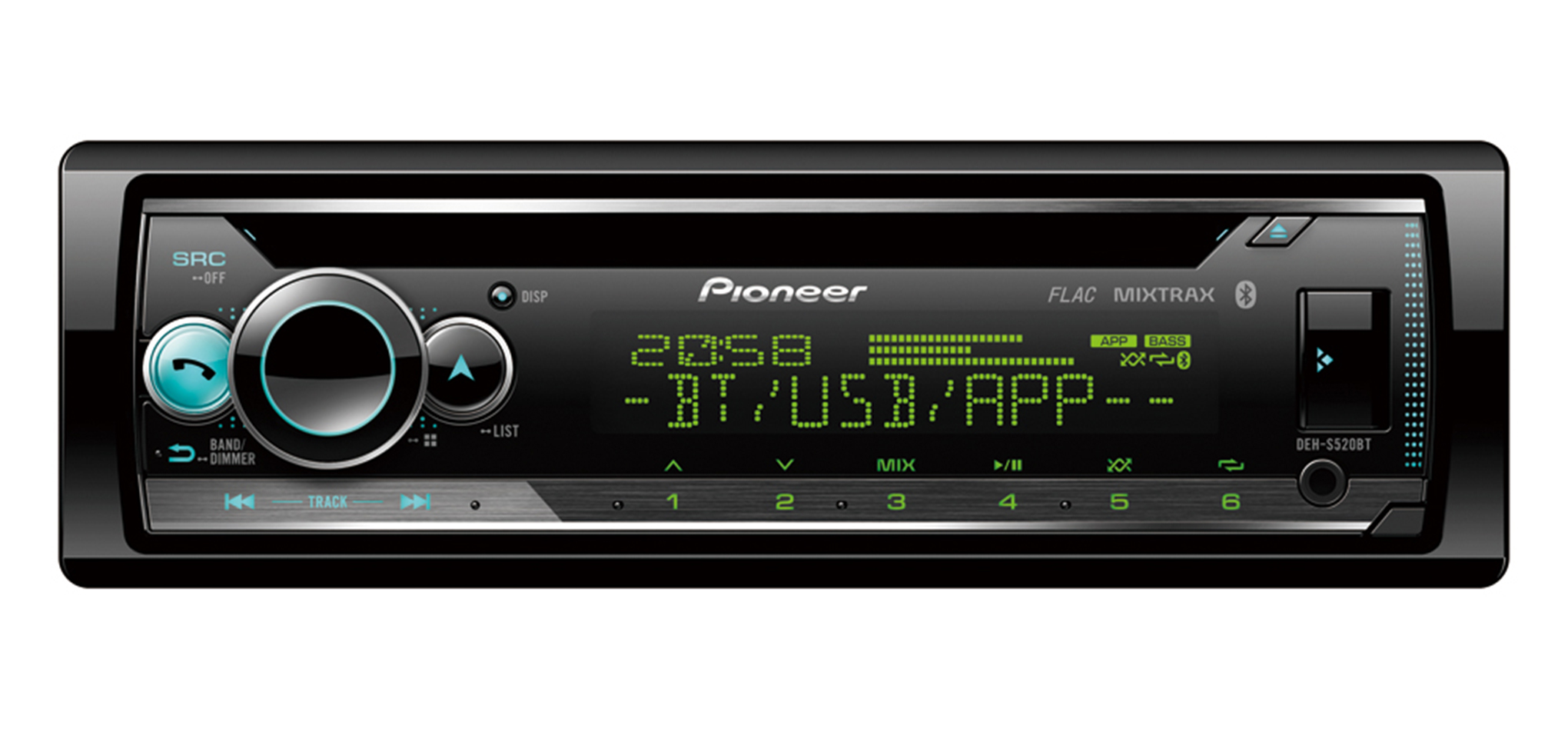 Pioneer DEH-S520BT - záruka 3 roky
