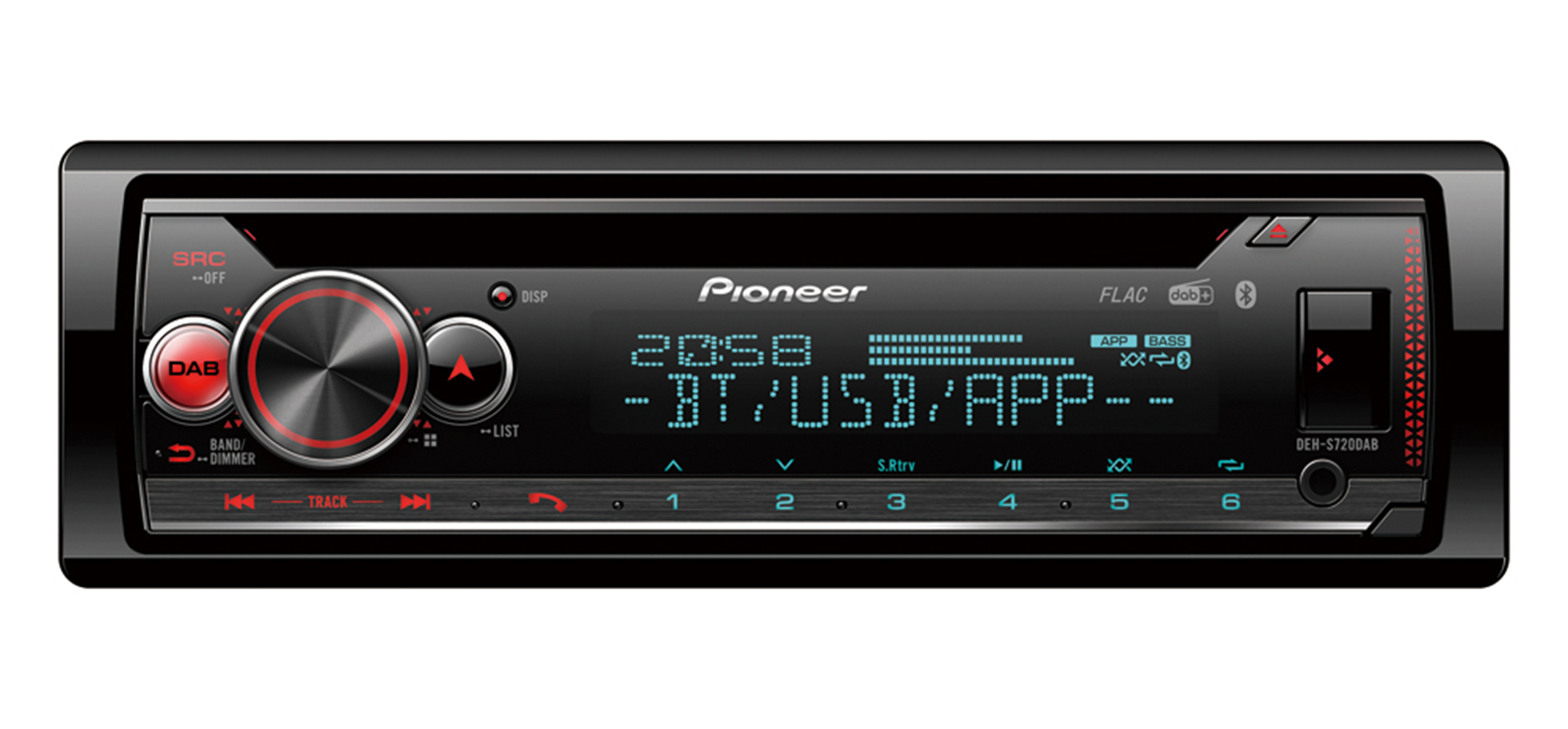 Pioneer DEH-S720DAB - záruka 3 roky