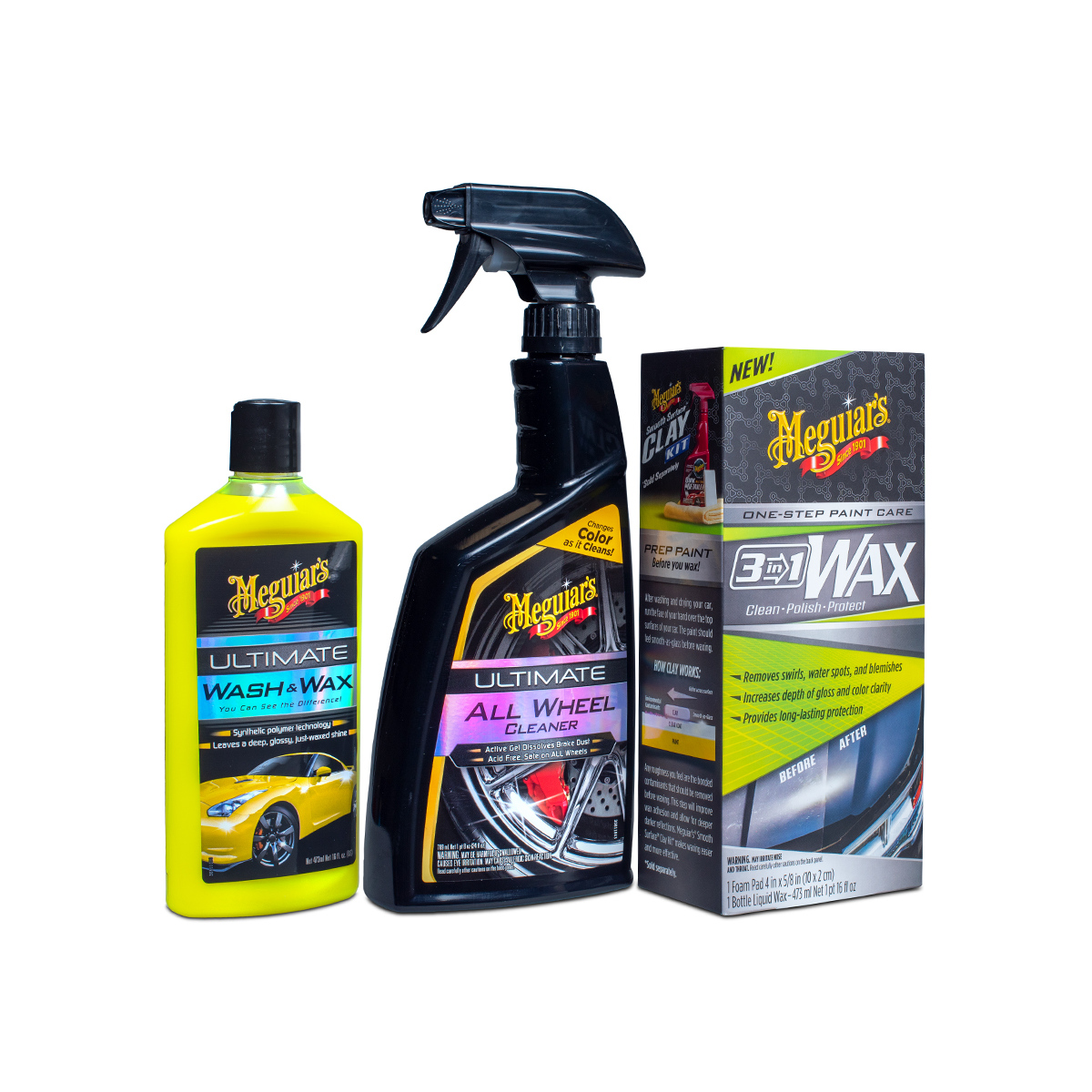 Sada pro péči o auto Meguiar's Essentials Car Care Kit