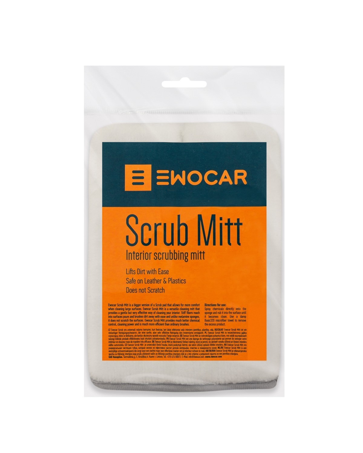 Čisticí rukavice Ewocar Scrub Mitt