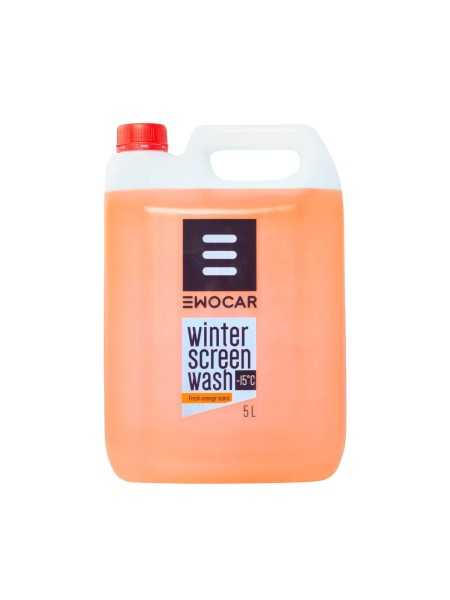 Zimní kapalina do ostřikovačů Ewocar Winter ScreenWash - Fresh orange scent (5 l)