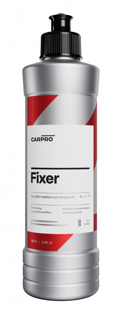 Stredná leštiaca pasta CarPro Fixer (250 ml)