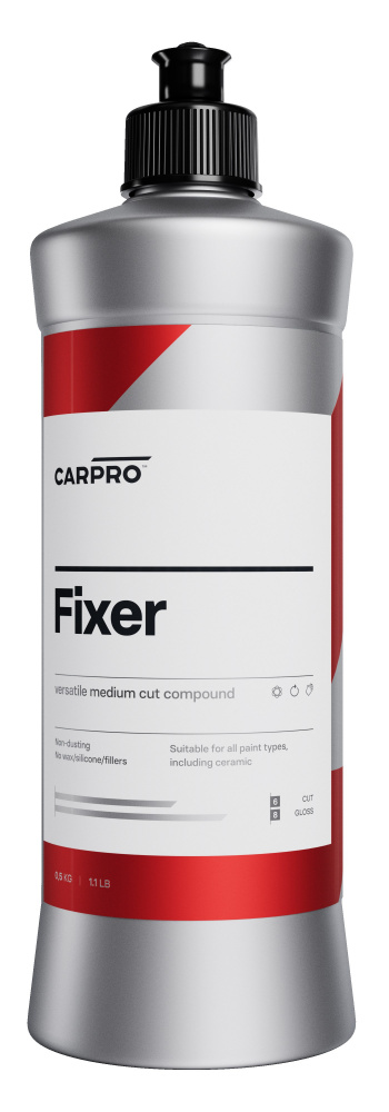 Střední lešticí pasta CarPro Fixer (500 ml)