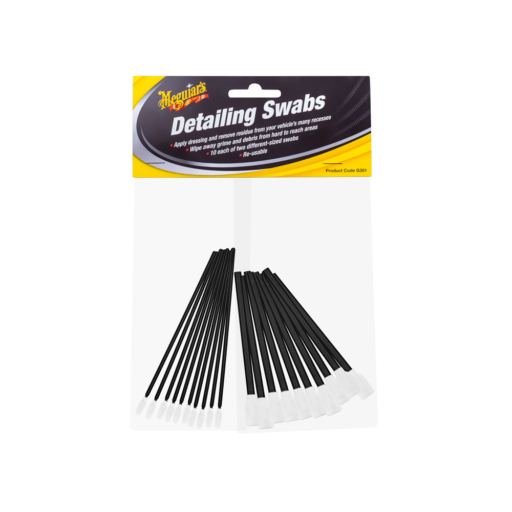 Sada detailingových tyčinek Meguiar's Detailing Swabs (20 pack)