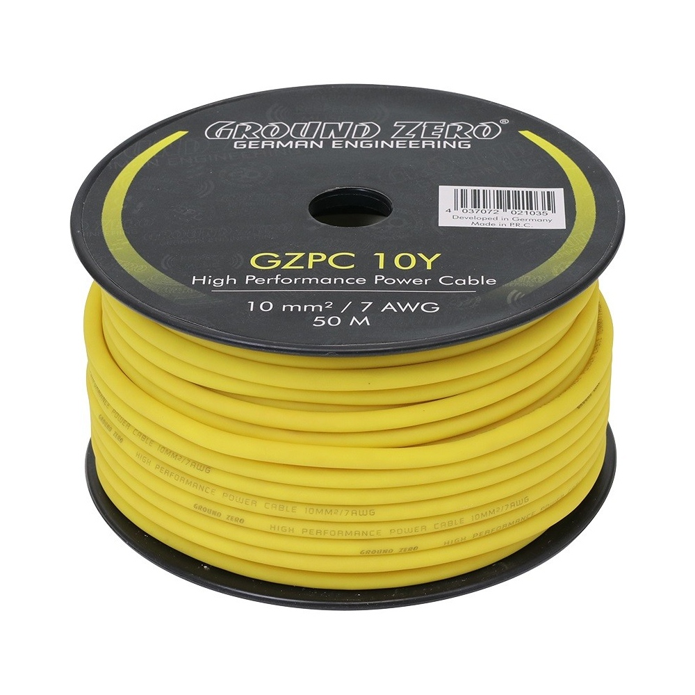 Napájecí kabel Ground Zero GZPC 10Y (cena za 1 metr)
