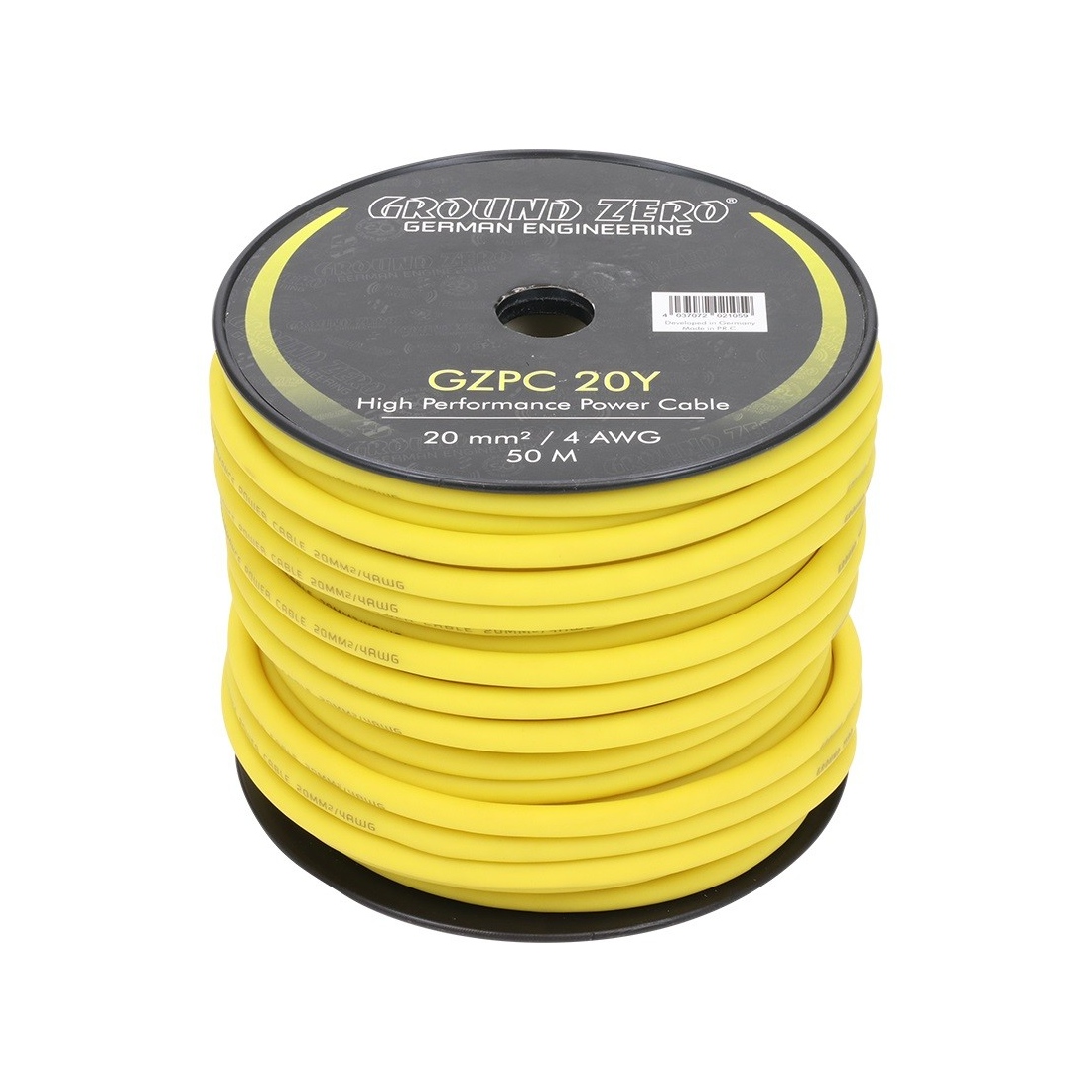 Napájecí kabel Ground Zero GZPC 20Y (cena za 1 metr)