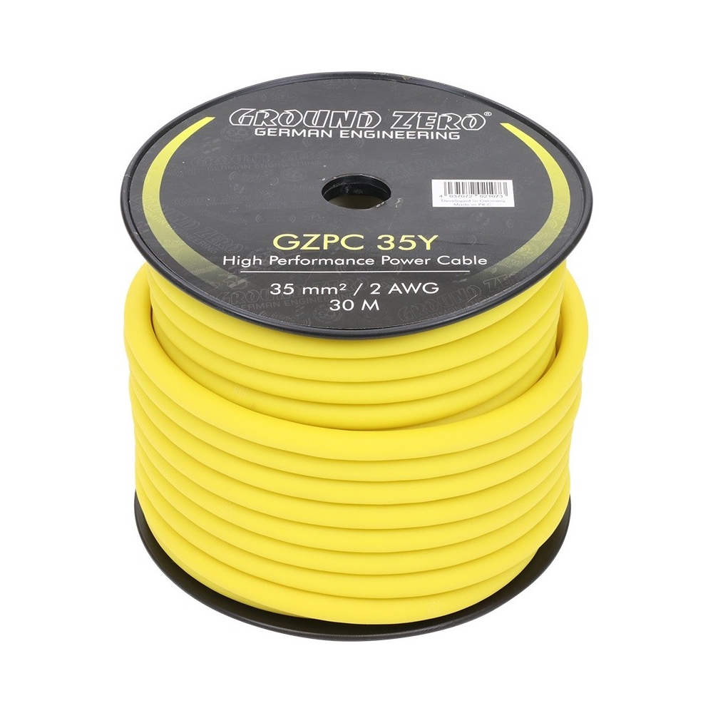 Napájecí kabel Ground Zero GZPC 35Y (cena za 1 metr)