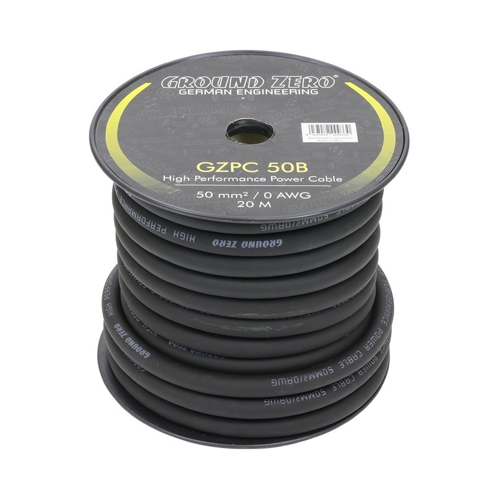Napájecí kabel Ground Zero GZPC 50B (cena za 1 metr)