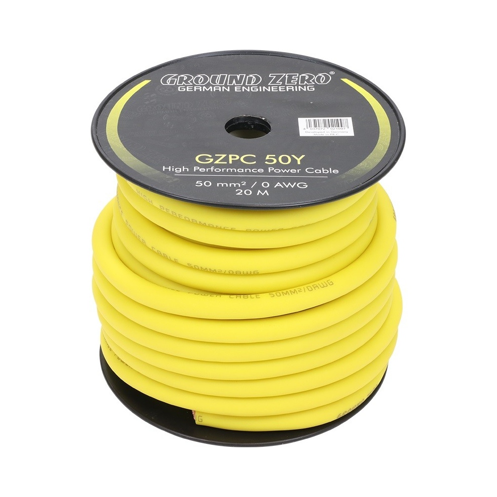 Napájecí kabel Ground Zero GZPC 50Y (cena za 1 metr)