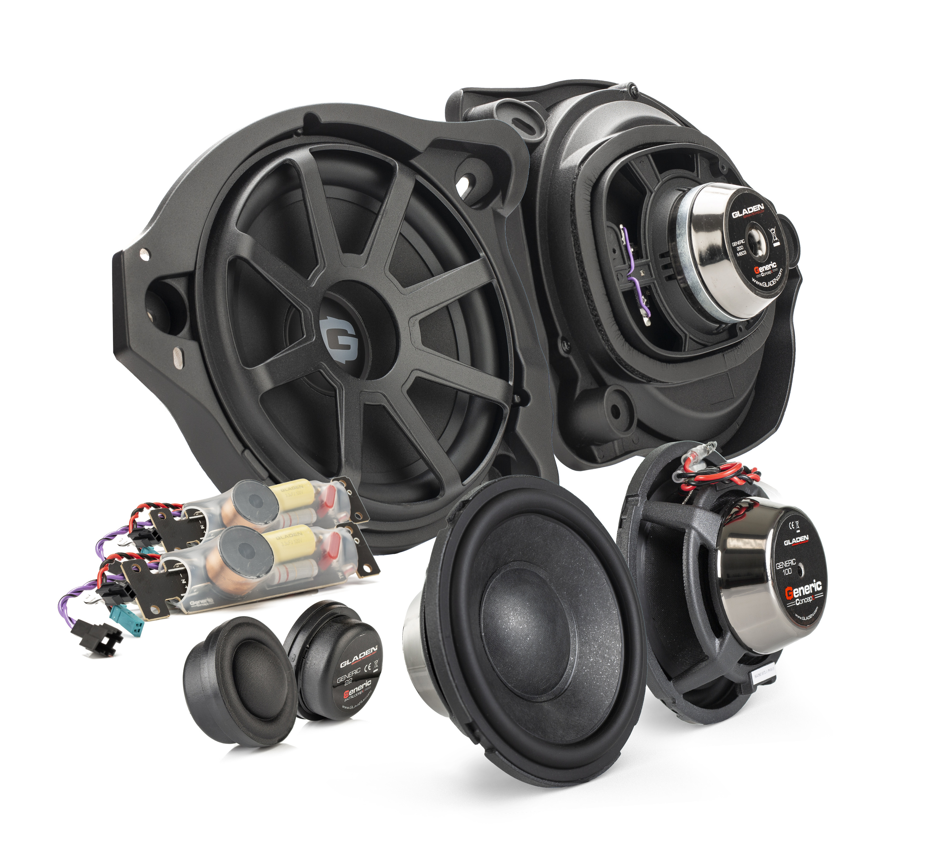 Reproduktory pro Mercedes-Benz Gladen Generic MBGLE