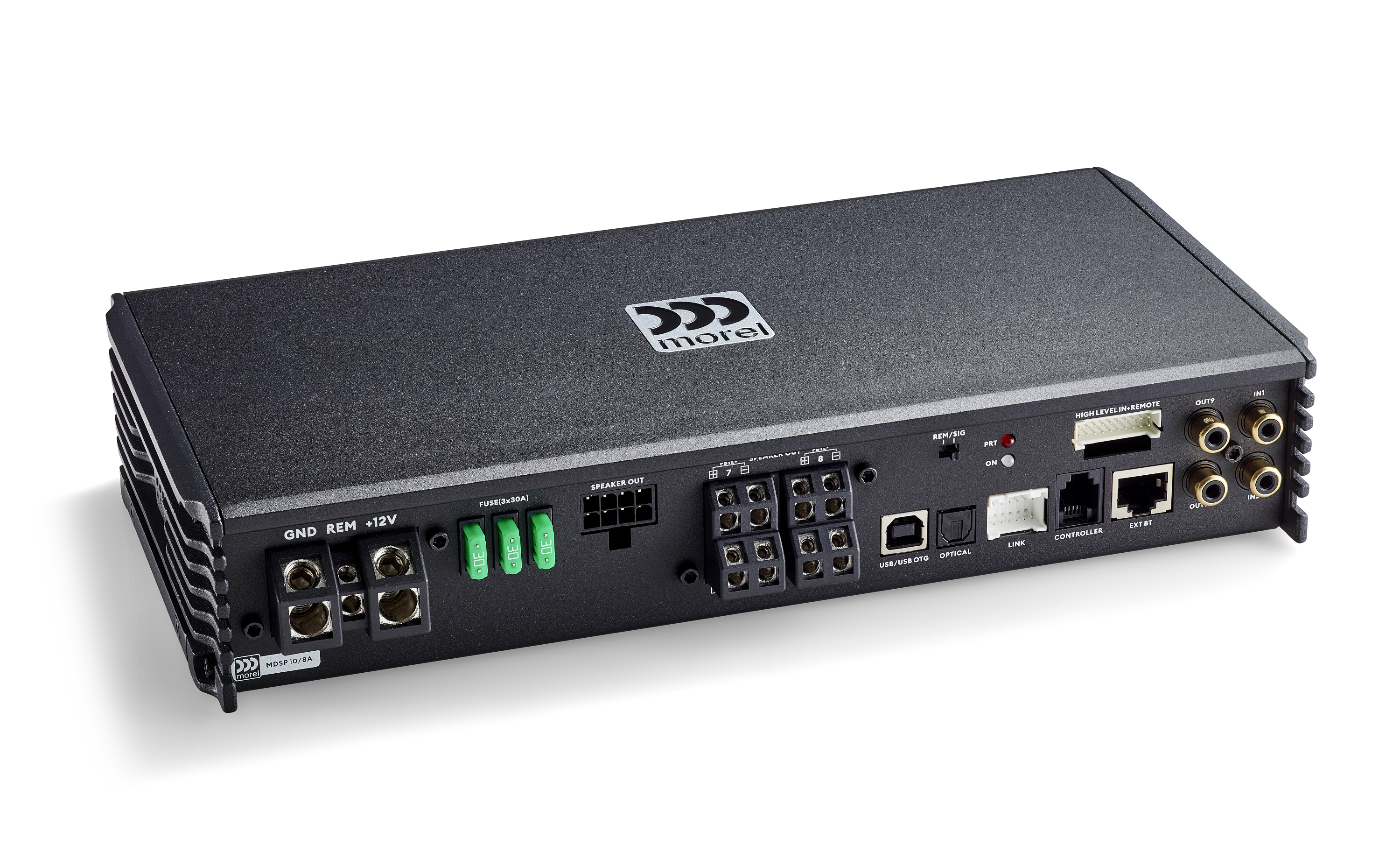 Zesilovač s DSP procesorem Morel MDSP 10/8A