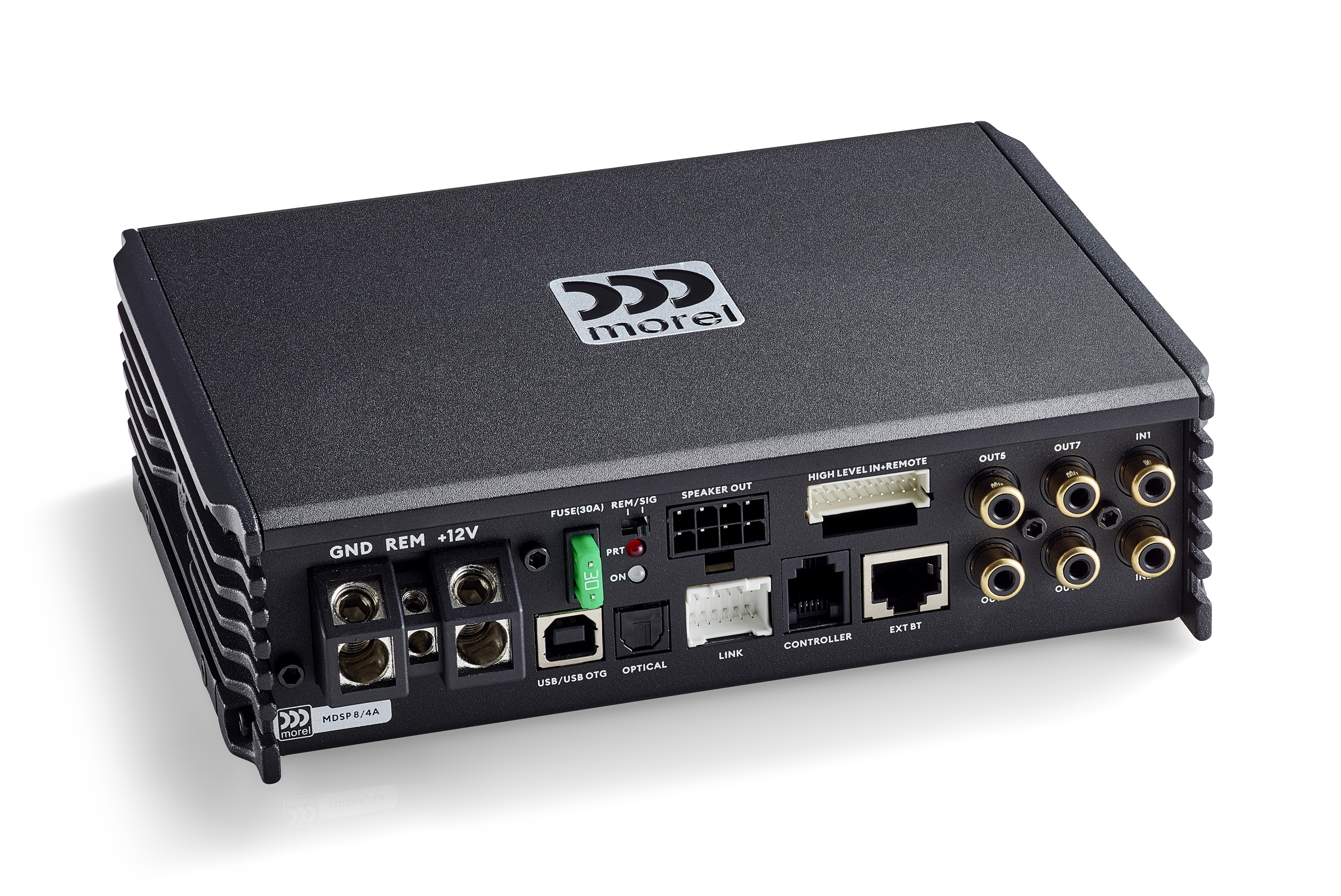 Zesilovač s DSP procesorem Morel MDSP 8/4A