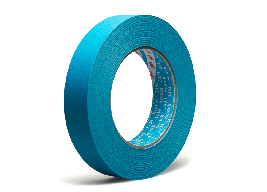 Voděodolná maskovací páska 3M 3434 modrá, rozměr 24 mm x 50 m