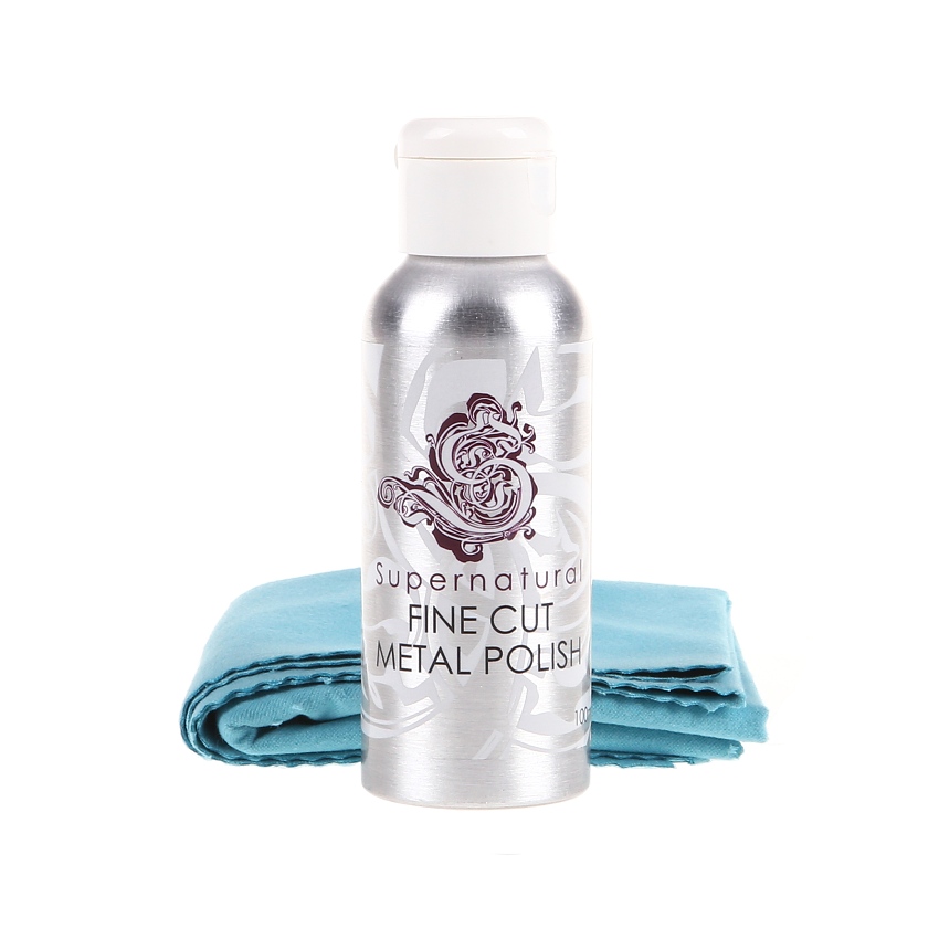 Dodo Juice Supernatural Fine Cut Metal Polish Kit 100ml jemná leštící pasta na kovy s utěrkou