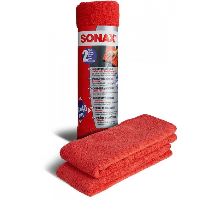 Utěrky z mikrovlákna Sonax Microfaser Tücher Außen