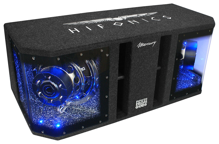 Dvojitý subwoofer v boxu Hifonics MR10DUAL