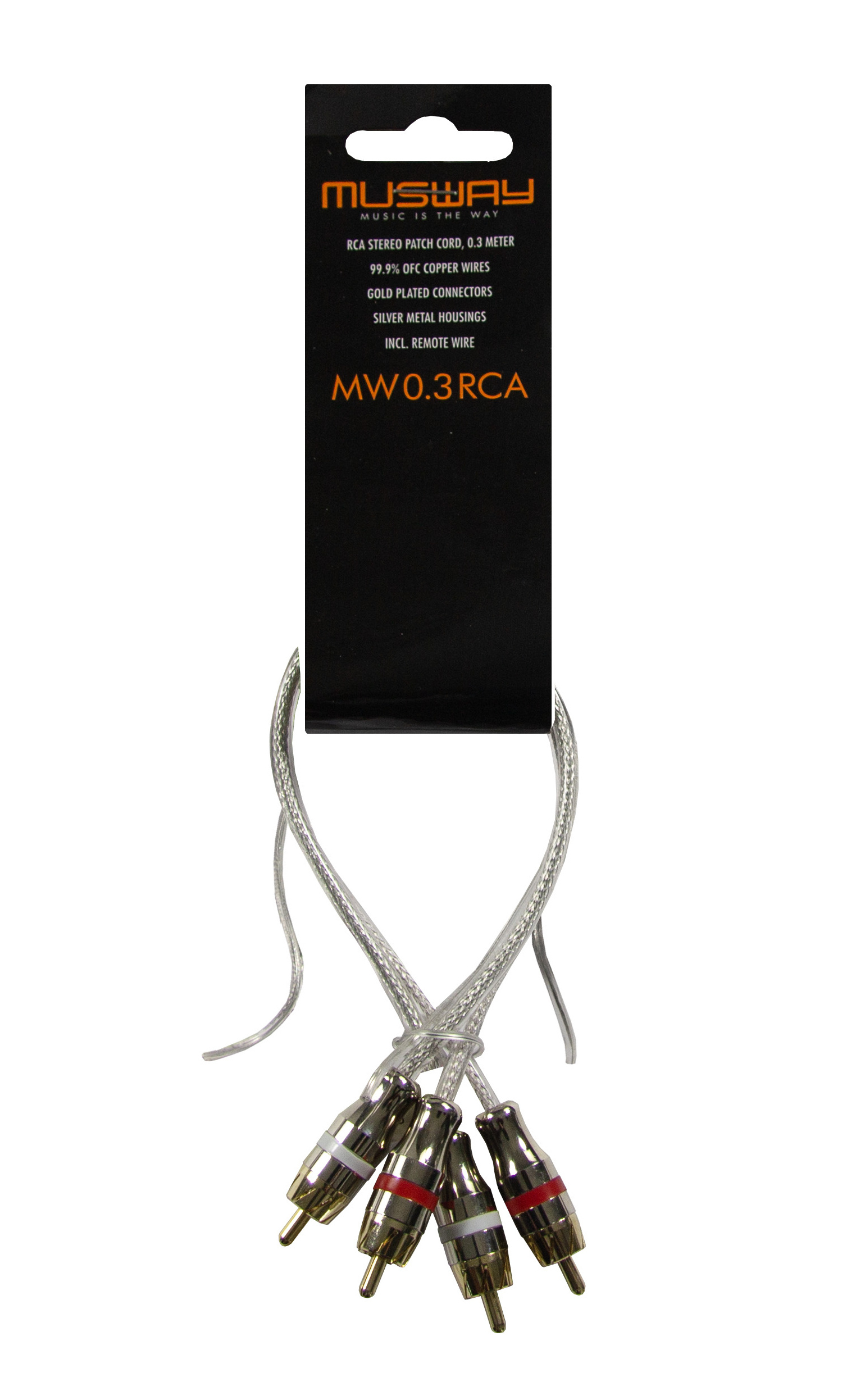 RCA kabel Musway MW0.3RCA