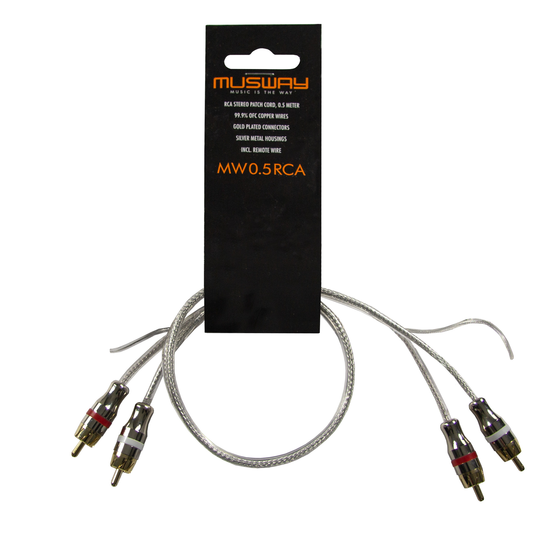RCA kabel Musway MW0.5RCA