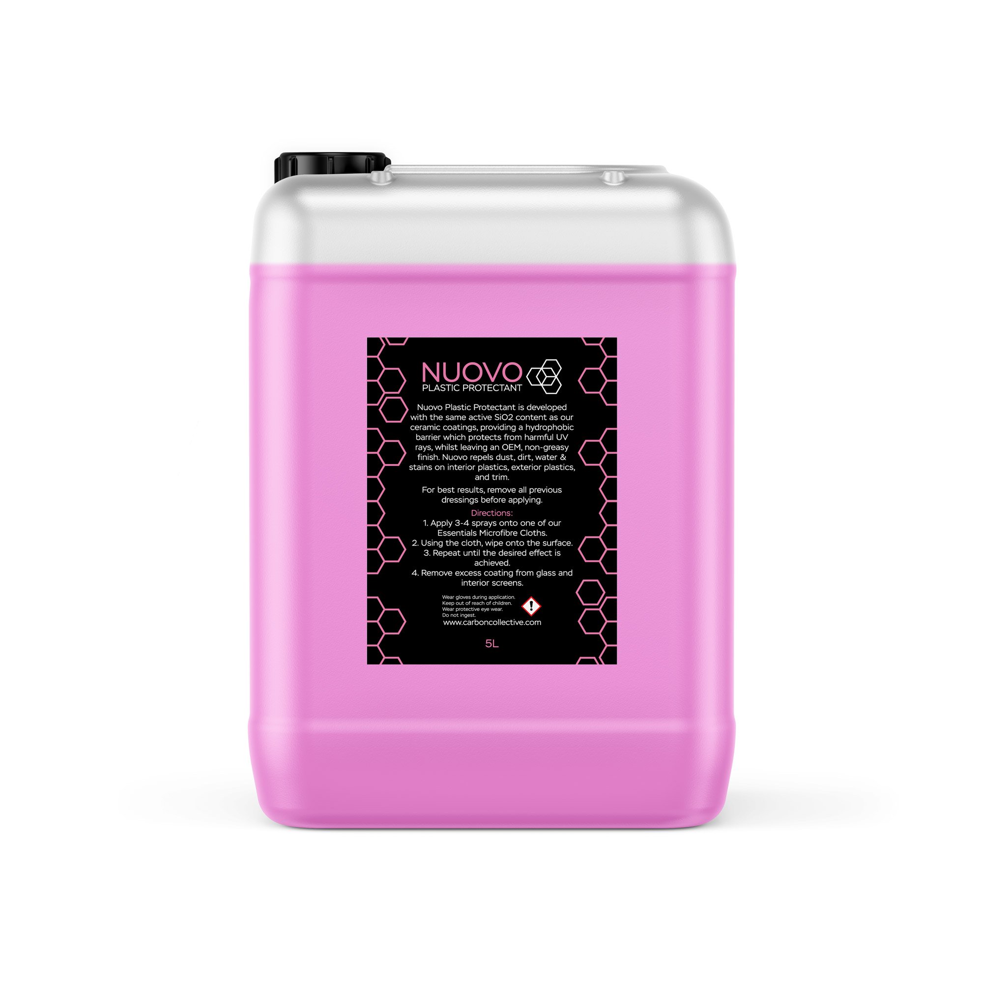 Keramický detailer na plasty Carbon Collective Nuovo SiO2 Plastic Protectant (5 l)