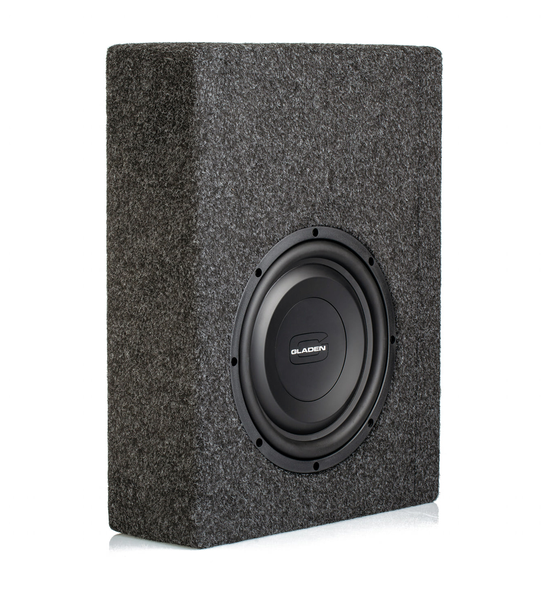 Aktivní subwoofer v boxu Gladen RS-X 10 SLIM SB-CU-AC