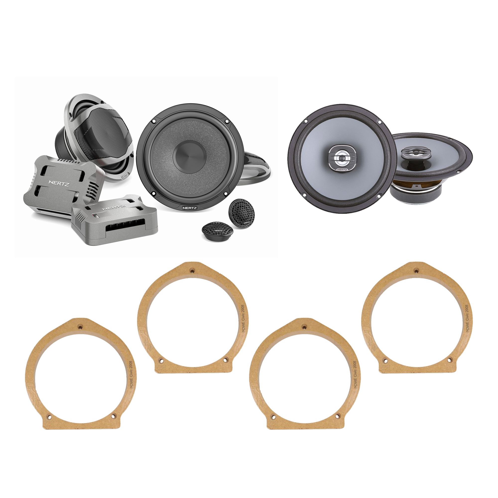 Reproduktory do Honda Civic IX set č. 1