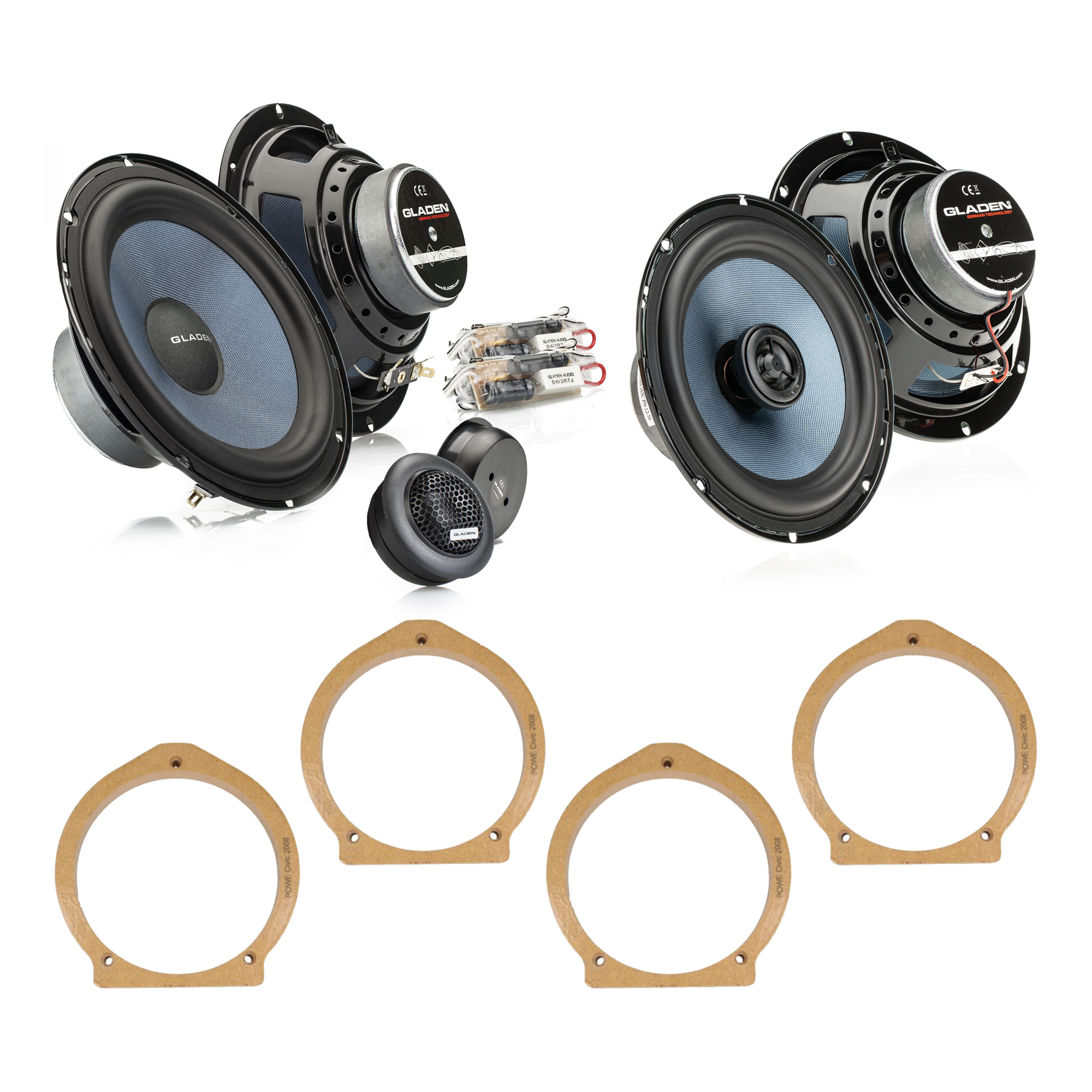 Reproduktory do Honda Civic IX set č. 2