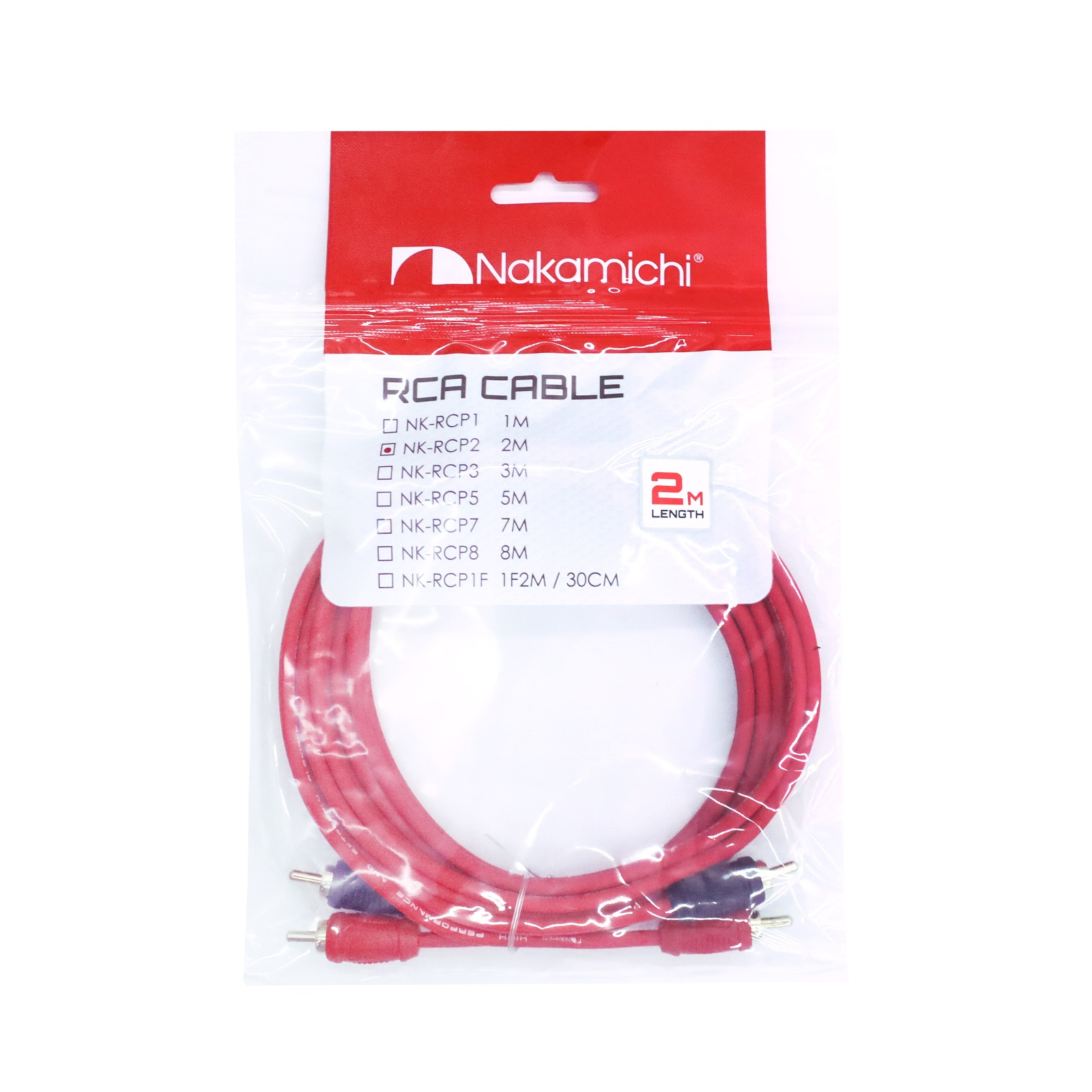 Signálový kabel Nakamichi NK-RCP2