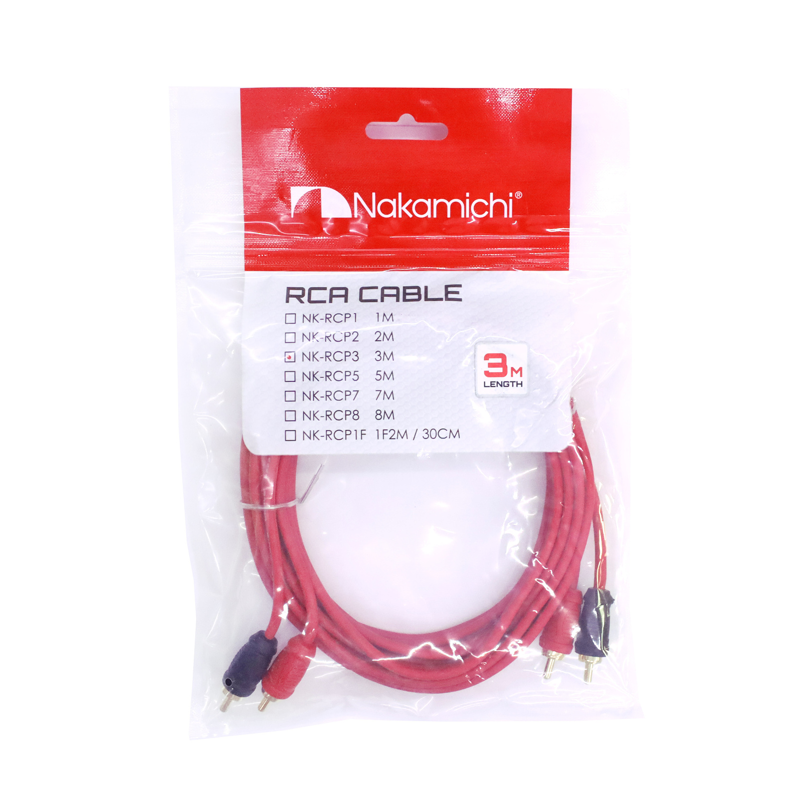 Signálový kabel Nakamichi NK-RCP3