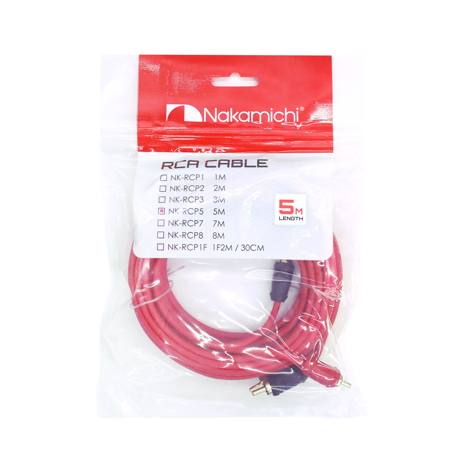 Signálový kabel Nakamichi NK-RCP5