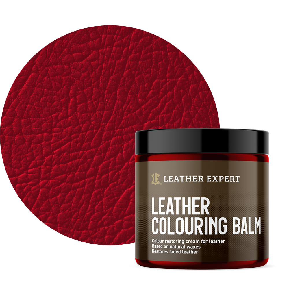 Balzám na kůži Leather Expert - Leather Colouring Balm Red (250 ml)