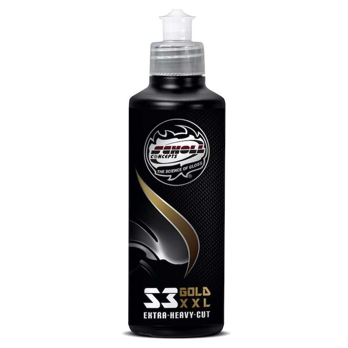 Lešticí pasta Scholl Concepts S3 Gold XXL Rubbing Compound (250 ml)