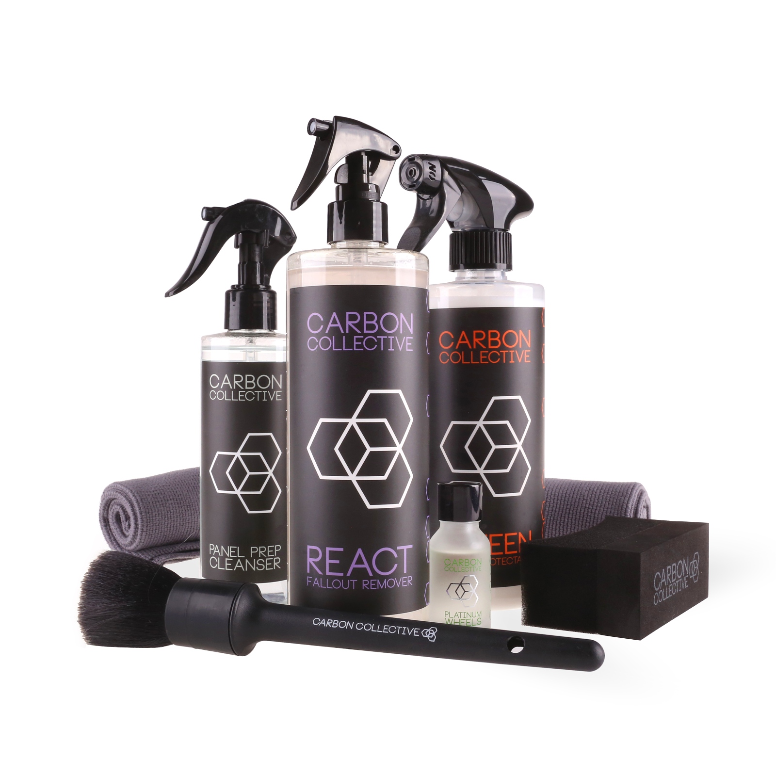 Sada na čištění a ochranu kol a pneumatik Carbon Collective