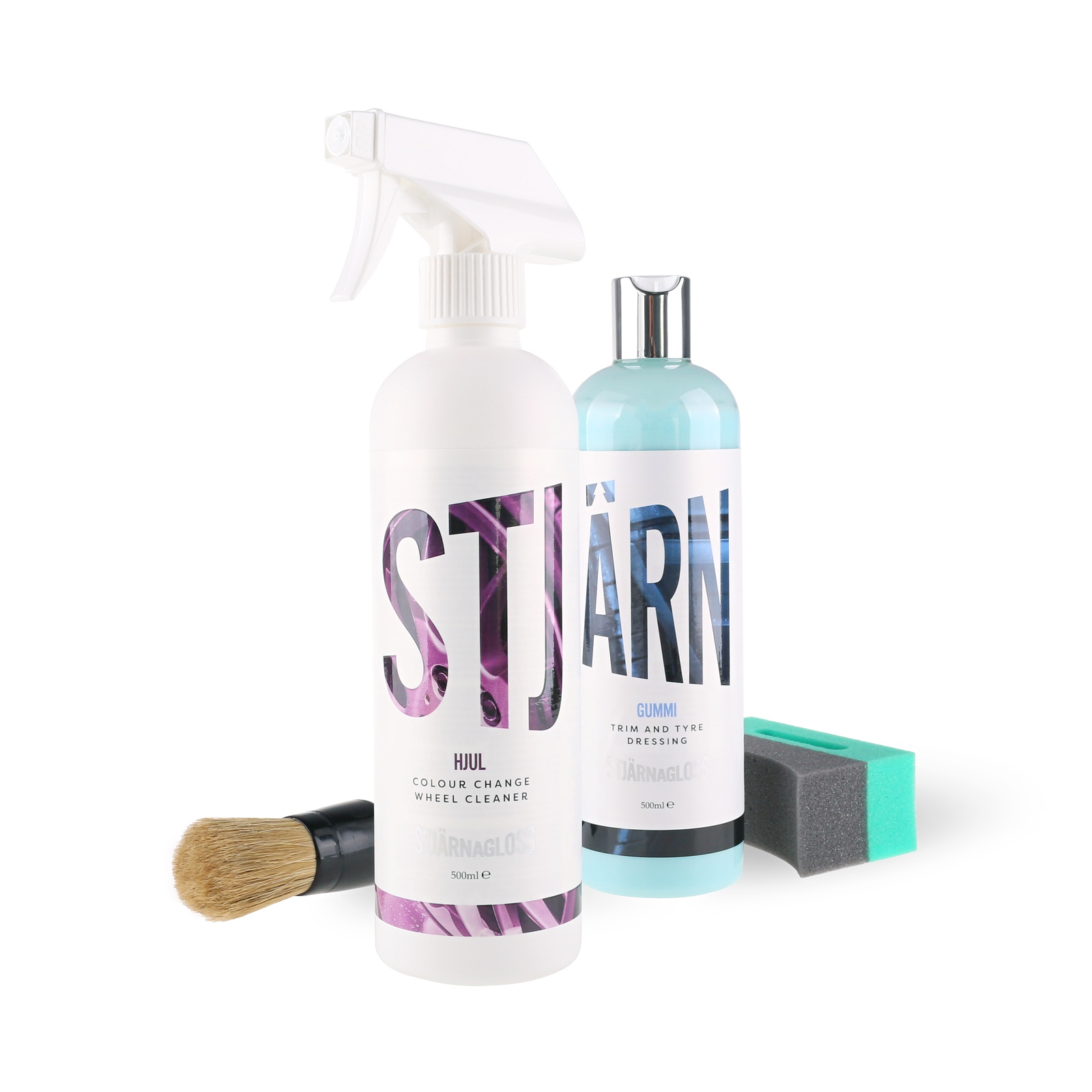 Sada na čištění alu kol a ochranu pneumatik Stjärnagloss