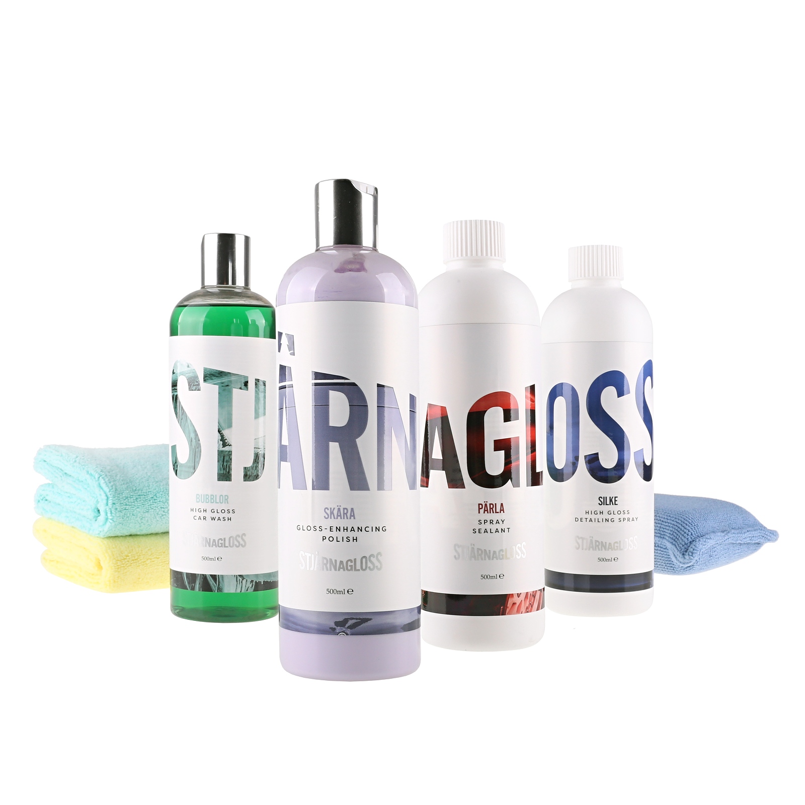 Sada pro vysoký lesk a ochranu laku Stjarnagloss
