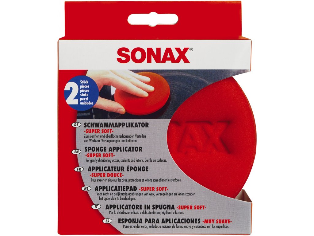 Pěnové aplikátory Sonax Schwamm Applikator Super Soft (2 Pack)