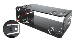 Plechový rámeček autorádia Panasonic