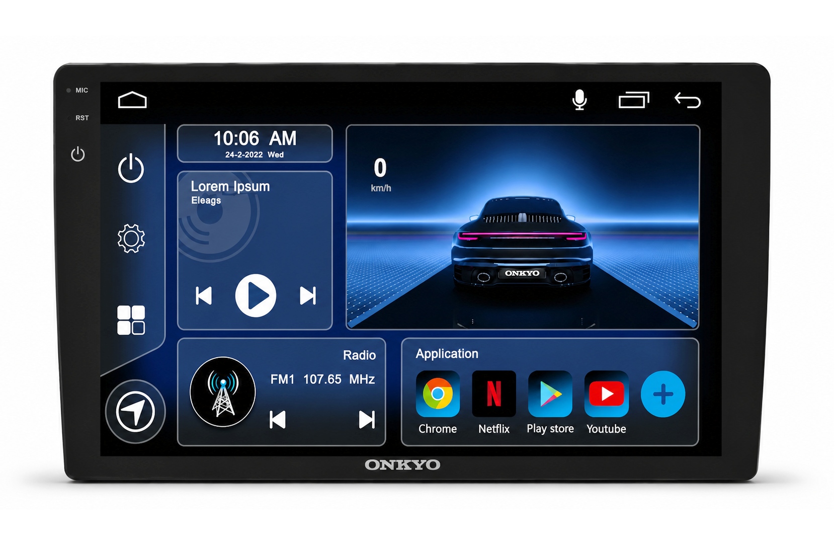Autorádio Onkyo X-QD1800 (8+256 GB)