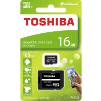 Paměťová karta TOSHIBA micro SDHC 16GB včetně adaptéru
